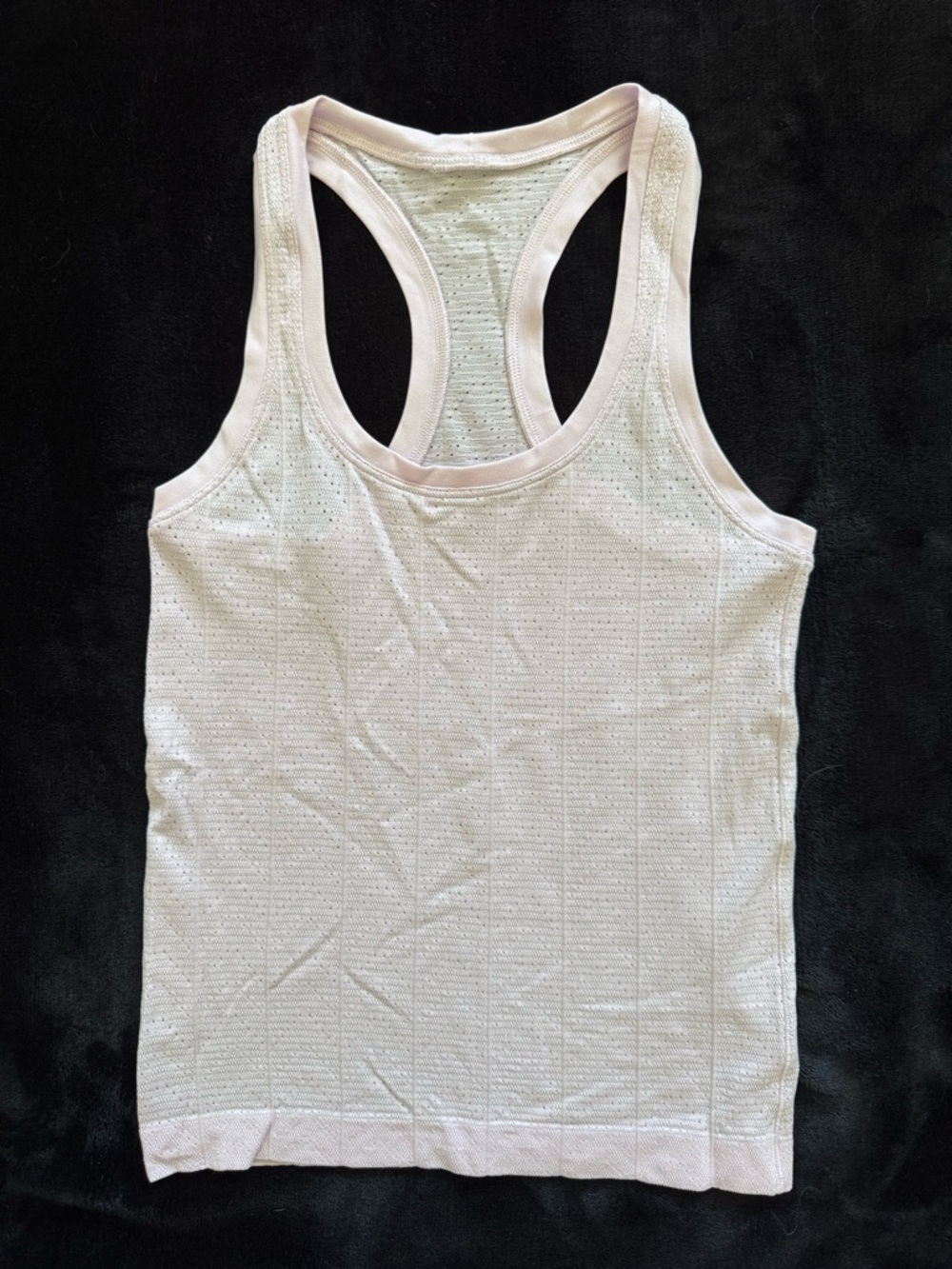lululemon athletica light pink  Racerback Tank Top